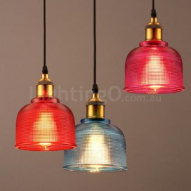 1 Light Modern/Contemporary Multi Colours Glass Pendant Light