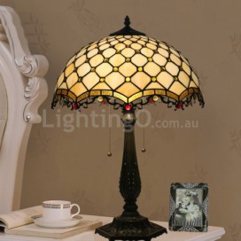 16 Inch American Stained Glass Table Lamp