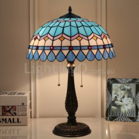 Mediterranean Stained Glass Mediterranean Style Table Lamp