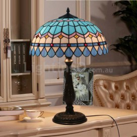 Mediterranean Stained Glass Mediterranean Style Table Lamp