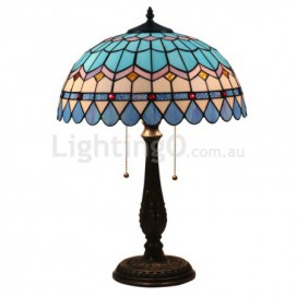 Mediterranean Stained Glass Mediterranean Style Table Lamp