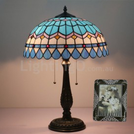 Mediterranean Stained Glass Mediterranean Style Table Lamp