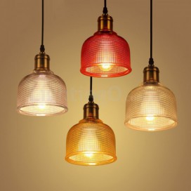 1 Light Modern/Contemporary Multi Colours Glass Pendant Light