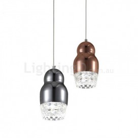 1 Light Aluminum Alloy Pendant Light with Acrylic Shade