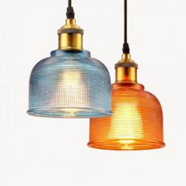 1 Light Modern/Contemporary Multi Colours Glass Pendant Light