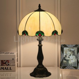 12 Inch American Simple Stained Glass Table Lamp