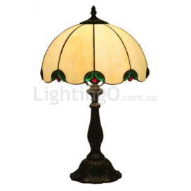 12 Inch American Simple Stained Glass Table Lamp