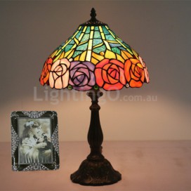 12 Inch European Stained Glass Table Lamp