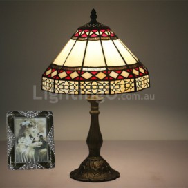 10 Inch European Stained Glass Table Lamp