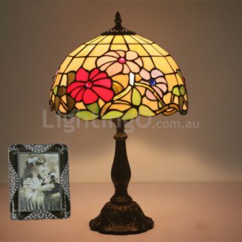 12 Inch European Stained Glass Table Lamp