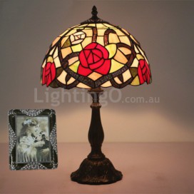 12 Inch European Stained Glass Table Lamp