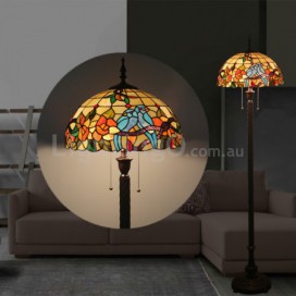 16 Inch European Stained Glass Floor Lamp