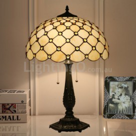 16 Inch European Stained Glass Table Lamp