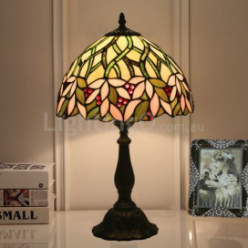 12 Inch European Stained Glass Table Lamp