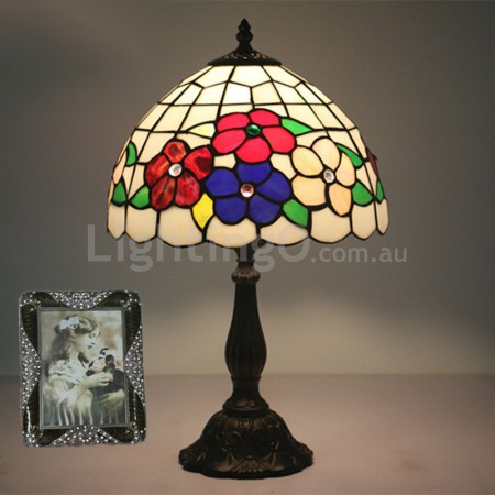 12 Inch European Stained Glass Table Lamp