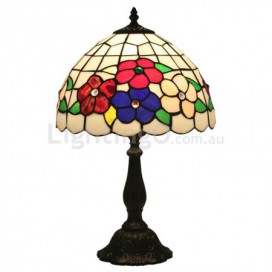 12 Inch European Stained Glass Table Lamp