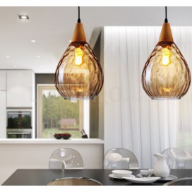 1 Light Nordic Style Modern/Contemporary Glass Pendant Light