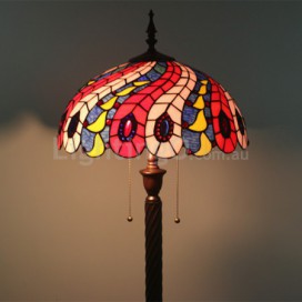 16 Inch European Stained Glass Floor Lamp