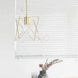 1 Light Modern / Contemporary Steel Pendant Light with Shade