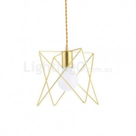 1 Light Modern / Contemporary Steel Pendant Light with Shade