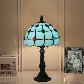 8 Inch European Stained Glass Table Lamp