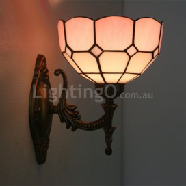 8 Inch European Stained Glass Wall Light