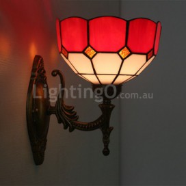 8 Inch European Stained Glass Wall Light