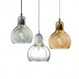 1 Light Nordic Style Modern/Contemporary Glass Pendant Light