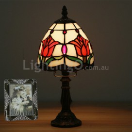 6 Inch European Stained Glass Table Lamp