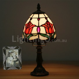 6 Inch European Stained Glass Table Lamp