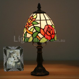 6 Inch European Stained Glass Table Lamp