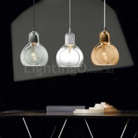 1 Light Nordic Style Modern/Contemporary Glass Pendant Light