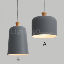 1 Light Aluminum Alloy Pendant Light with Shade