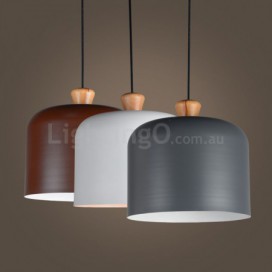 1 Light Aluminum Alloy Pendant Light with Shade