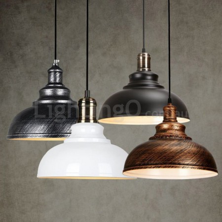 1 Light Aluminum Alloy Pendant Light with Shade