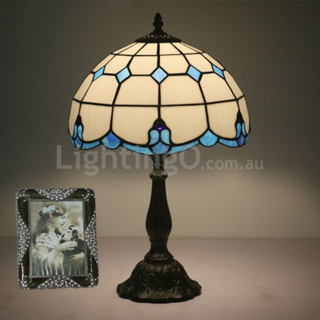 12 Inch European Stained Glass Table Lamp