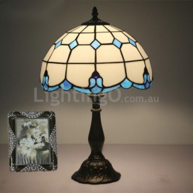 12 Inch European Stained Glass Table Lamp