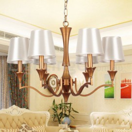 6 Light Mediterranean Style Candle Style Chandelier