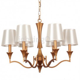 6 Light Mediterranean Style Candle Style Chandelier