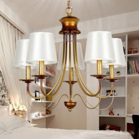 5 Light Rustic Mediterranean Style Modern Contemporary Candle Style Chandelier