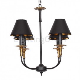 4 Light Retro Contemporary Candle Style Chandelier