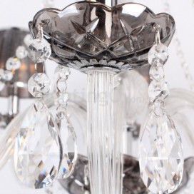 6 Light K9 Crystal Candle Style Chandelier