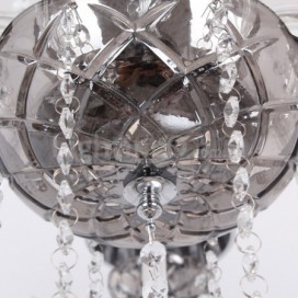 8 Light K9 Crystal Candle Style Chandelier