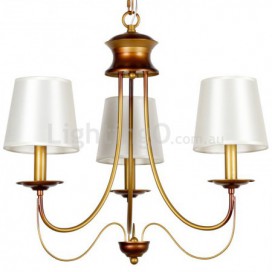 3 Light Rustic Mediterranean Style Modern Contemporary Candle Style Chandelier