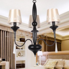 3 Light Mediterranean Style Candle Style Chandelier