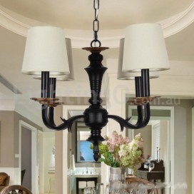4 Light Retro Candle Style Chandelier