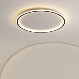 Modern Contemporary Round Ultra-thin Aluminum Alloy Flush Mount Ceiling Light