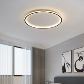 Modern Contemporary Round Ultra-thin Aluminum Alloy Flush Mount Ceiling Light