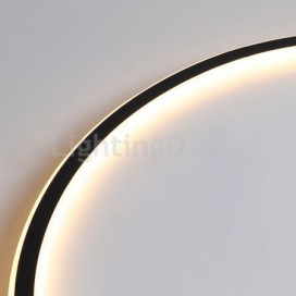 Modern Contemporary Round Ultra-thin Aluminum Alloy Flush Mount Ceiling Light