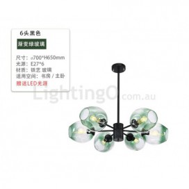 Modern Contemporary Magic Bean Glass Chandelier